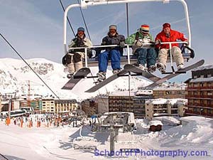 fig 23.5 Ski Lift © School of Photography.com